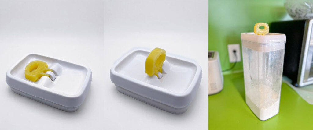 3d printed container latch