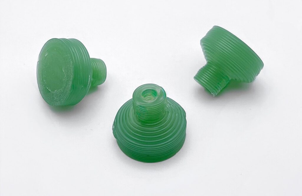 3 3d printed drawer knobs